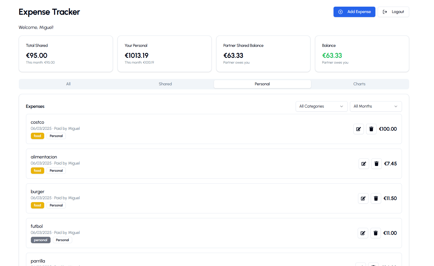 Household Expense Tracker